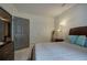 Cozy bedroom with comfortable bedding and closet space for storage at 51 Muirfield Ct, Hiram, GA 30141