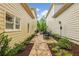 This outdoor space offers a stone patio area surrounded by mature landscaping at 4224 Gateland Ave, Marietta, GA 30062