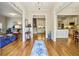 Inviting foyer showcasing hardwood floors, classic millwork, and views into adjacent living spaces at 4224 Gateland Ave, Marietta, GA 30062