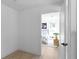 A bright, airy bedroom viewed from the doorway, showcasing a cozy aesthetic at 3336 Myrtle St, Atlanta, GA 30354