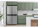 Modern kitchen with stainless steel appliances, and stylish cabinets at 3336 Myrtle St, Atlanta, GA 30354