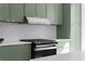 Modern kitchen featuring stainless steel appliances, sleek countertops, and modern backsplash at 3336 Myrtle St, Atlanta, GA 30354