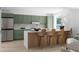 Modern kitchen with sleek countertops, stainless steel appliances, and eat in island at 3336 Myrtle St, Atlanta, GA 30354