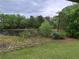 Scenic view of the pond on a cloudy day, surrounded by lush trees and greenery at 12421 Highway 36, Covington, GA 30014