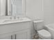 Bright bathroom features white subway tile, vanity, and a combined tub and shower at 2340 Edgar Park Pl # 97, Duluth, GA 30096