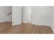 Bedroom with hardwood floors and white trim at 2340 Edgar Park Pl # 97, Duluth, GA 30096