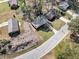 A high-angle shot displays the house and its placement within the neighborhood, highlighting its location at 3690 Darrah Sw Way, Atlanta, GA 30331
