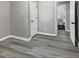 Bedroom featuring wood-look flooring and neutral gray walls at 3690 Darrah Sw Way, Atlanta, GA 30331
