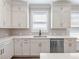 Modern kitchen featuring white cabinetry, white countertops, and stainless steel appliances at 4035 Hosch Retreat Dr, Buford, GA 30519