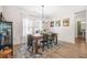 Dining room with natural light and classic decor is perfect for Gathering gatherings at 20 Tuscany Dr, Mansfield, GA 30055