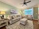 Bright and spacious living room featuring neutral tones, stylish decor, and an inviting atmosphere at 2168 Berryhill Se Cir, Smyrna, GA 30082