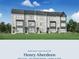 Charming three-story townhome with stone facade, blue trim, and beautifully landscaped lawn at 2637 Camphor Se Xing # 83, Smyrna, GA 30080