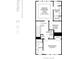 Third floor floorplan features primary bedroom suite, primary bath, walk-in closet, laundry, and bedroom 3 at 2637 Camphor Se Xing # 83, Smyrna, GA 30080