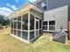 Relaxing screened-in porch offers a view of the backyard, perfect for enjoying outdoor living at 1397 Fern Ridge Ct # 34, Norcross, GA 30093