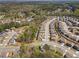 Expansive aerial view of a residential neighborhood showcasing the layout of homes and landscaping at 2096 Hamilton Lake Pkwy, Buford, GA 30519