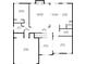 Detailed floor plan showcasing the layout of the main level with dimensions for each room at 2096 Hamilton Lake Pkwy, Buford, GA 30519