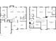 Combined floor plans for both levels showcasing the entire home layout and dimensions at 2096 Hamilton Lake Pkwy, Buford, GA 30519