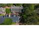 Aerial view of condo complex showing parking and surrounding green space at 606 Se Riverview Dr # 606, Marietta, GA 30067