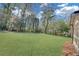 Expansive and lush backyard offering ample space for recreation and outdoor activities with mature trees and greenery at 814 Bank St, Smyrna, GA 30080