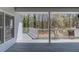 Spacious back deck with white railing and views of the backyard; great for outdoor living at 1564 Beaver Creek Lane, Snellville, GA 30078