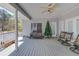 Covered back deck is the perfect place for outdoor relaxation and entertaining guests at 1564 Beaver Creek Lane, Snellville, GA 30078