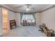 This bedroom features an adjoining bath and lots of space at 1564 Beaver Creek Lane, Snellville, GA 30078