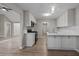 Modern kitchen featuring white cabinets, stainless steel appliances, and a gas range at 4625 Thermal Ct, Douglasville, GA 30135