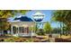 Inviting white gazebo situated within a park setting with mature shade trees and park benches at 4385 Hickory Flat Hwy, Canton, GA 30115