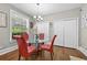 Bright dining nook featuring hardwood floors, neutral walls, and closet space at 140 Kirkland Dr, Lawrenceville, GA 30044
