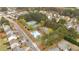 Aerial view of a neighborhood featuring community amenities and green spaces at 3417 Sable Chase Ln, Atlanta, GA 30349