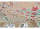 Intricate ceiling mosaic detail with vibrant floral patterns in outdoor stone structure at 1716 Rogers Sw Ave, Atlanta, GA 30310