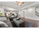 Spacious living area with open floor plan and seamless transition to kitchen at 3218 Garden Hill Ln, Douglasville, GA 30135