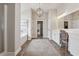 Bright bathroom showcasing a vanity, tub, shower, and decorative lighting and neutral paint palette at 406 Dunaway Ct, Grayson, GA 30017