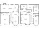 Detailed floor plans of first and second floors showcasing the layout of all rooms and dimensions at 406 Dunaway Ct, Grayson, GA 30017
