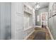 Functional mudroom with built-in storage, bench seating, and stylish decor at 406 Dunaway Ct, Grayson, GA 30017