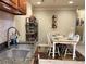 Cozy dining area adjacent to the kitchen, with a stylish table and chairs set on a decorative rug at 507 Madison Se Ct, Smyrna, GA 30080