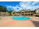 Inviting community pool with a spacious deck area, perfect for lounging and enjoying the outdoors with neighborhood views at 722 Laurel Canyon Pkwy, Canton, GA 30114