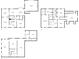 Floorplans for floors 1-3 including basement, first and second floors at 5162 Charlemagne Sw Way, Lilburn, GA 30047