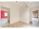 Unfinished basement space with neutral walls and visible framing, ready to be transformed at 5162 Charlemagne Sw Way, Lilburn, GA 30047