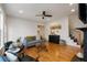 Bright living room with hardwood floors and modern furnishings at 1814 Dupont Nw Ave, Atlanta, GA 30318