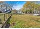 Fenced backyard with sunny grass and an outside shelter, perfect for entertaining at 638 Bryan Se St, Atlanta, GA 30312