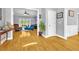 A lovely living area with hardwood floors and lots of natural light at 315 Monroe Dr, Mcdonough, GA 30252
