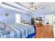 Relaxing main bedroom featuring recessed ceiling and ample natural light at 315 Monroe Dr, Mcdonough, GA 30252