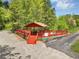 Outdoor structure with seating offers an enjoyable place for recreation at 315 Monroe Dr, Mcdonough, GA 30252