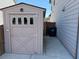 Exterior view of a small shed at 5530 Lacebark Pine Ct, Cumming, GA 30040