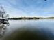 Wide view of the serene lake surrounded by lush trees on a clear day at 8562 Lake Dr, Snellville, GA 30039