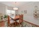 Bright dining room featuring hardwood floors and stylish decor at 5111 Olive Branch Cir, Powder Springs, GA 30127