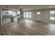 Modern kitchen with white cabinets, stainless steel appliances, and a stylish island at 517 Whitley Dr, Forest Park, GA 30297