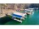 Multiple private boat docks offer residents easy access to the waterfront at 6925 Lighthouse Point, Cumming, GA 30041