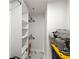 Walk-in closet with built in shelving and racks at 1500 Tara Pl # 709, Hampton, GA 30228
